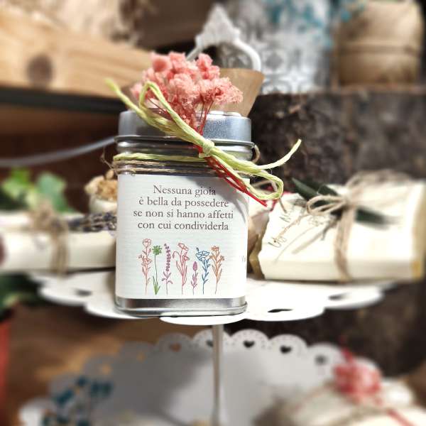 bomboniera cresima tisana